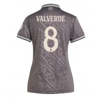 Real Madrid Federico Valverde #8 Tredjedrakt Dame 2024-25 Kortermet